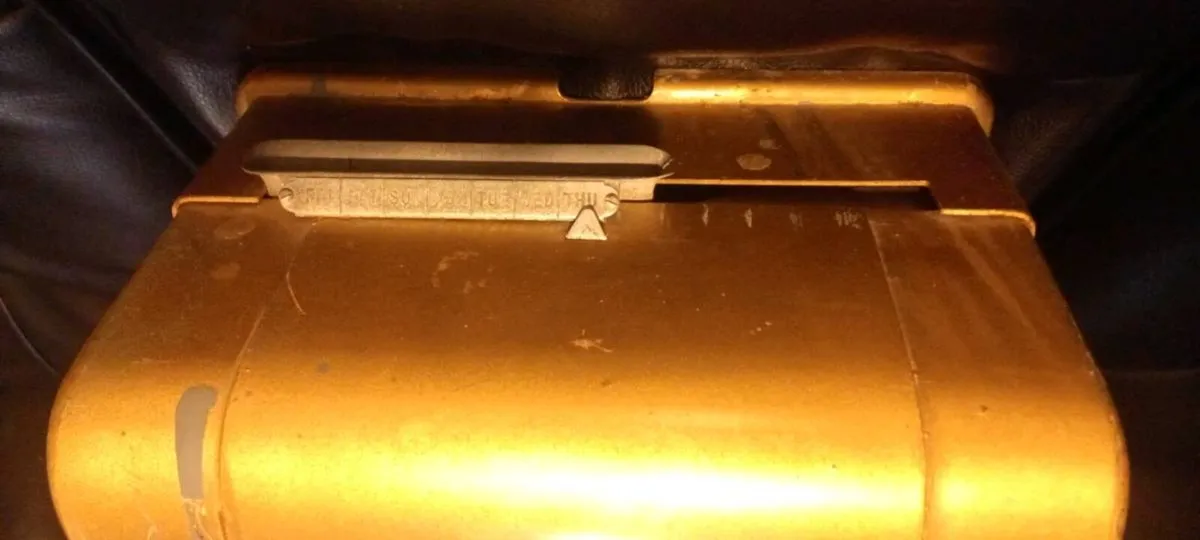 Antique HEAVY Industrial card clock-in Machine - Image 4