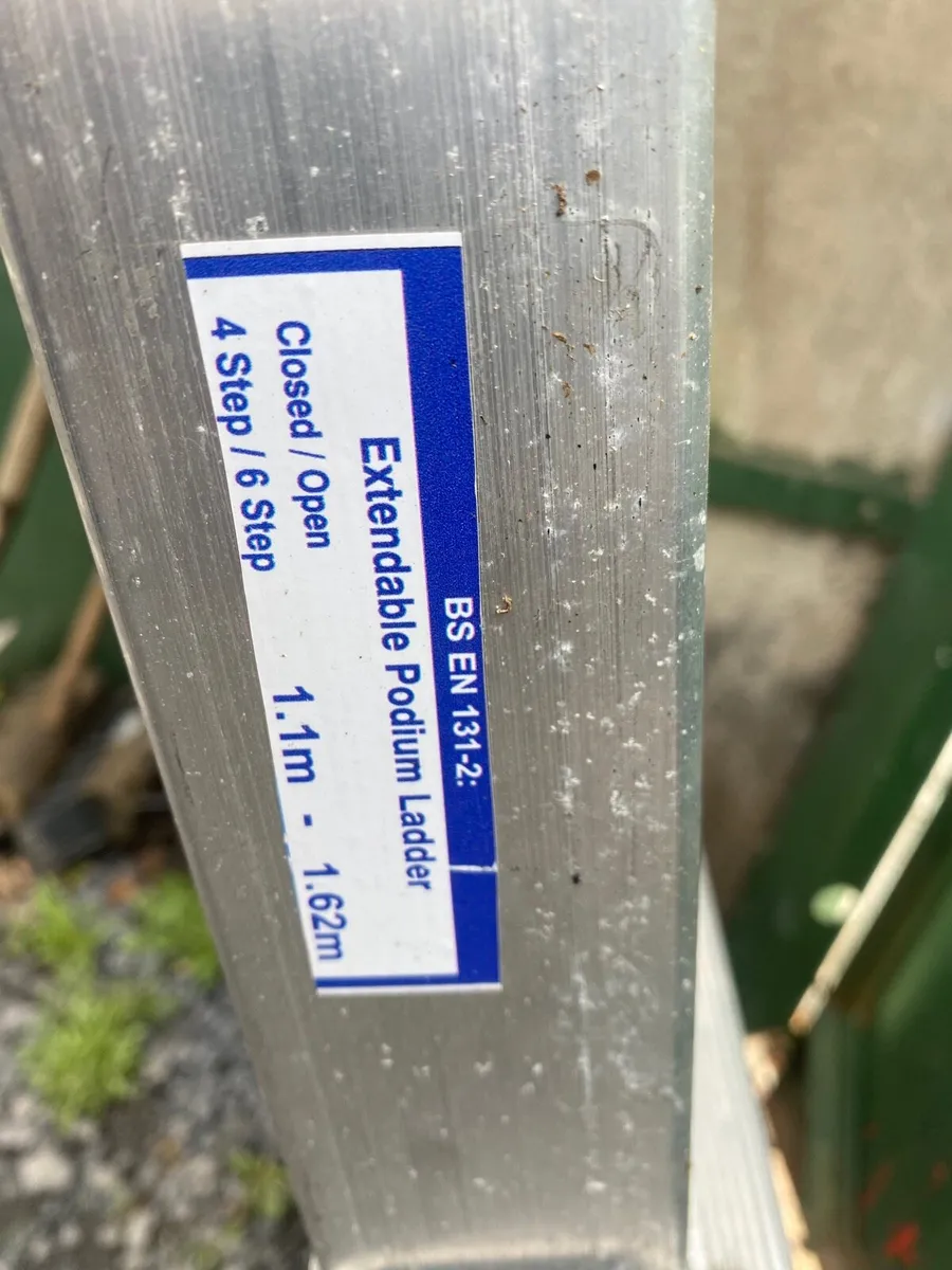 Stradbally extendable podium ladder - Image 2
