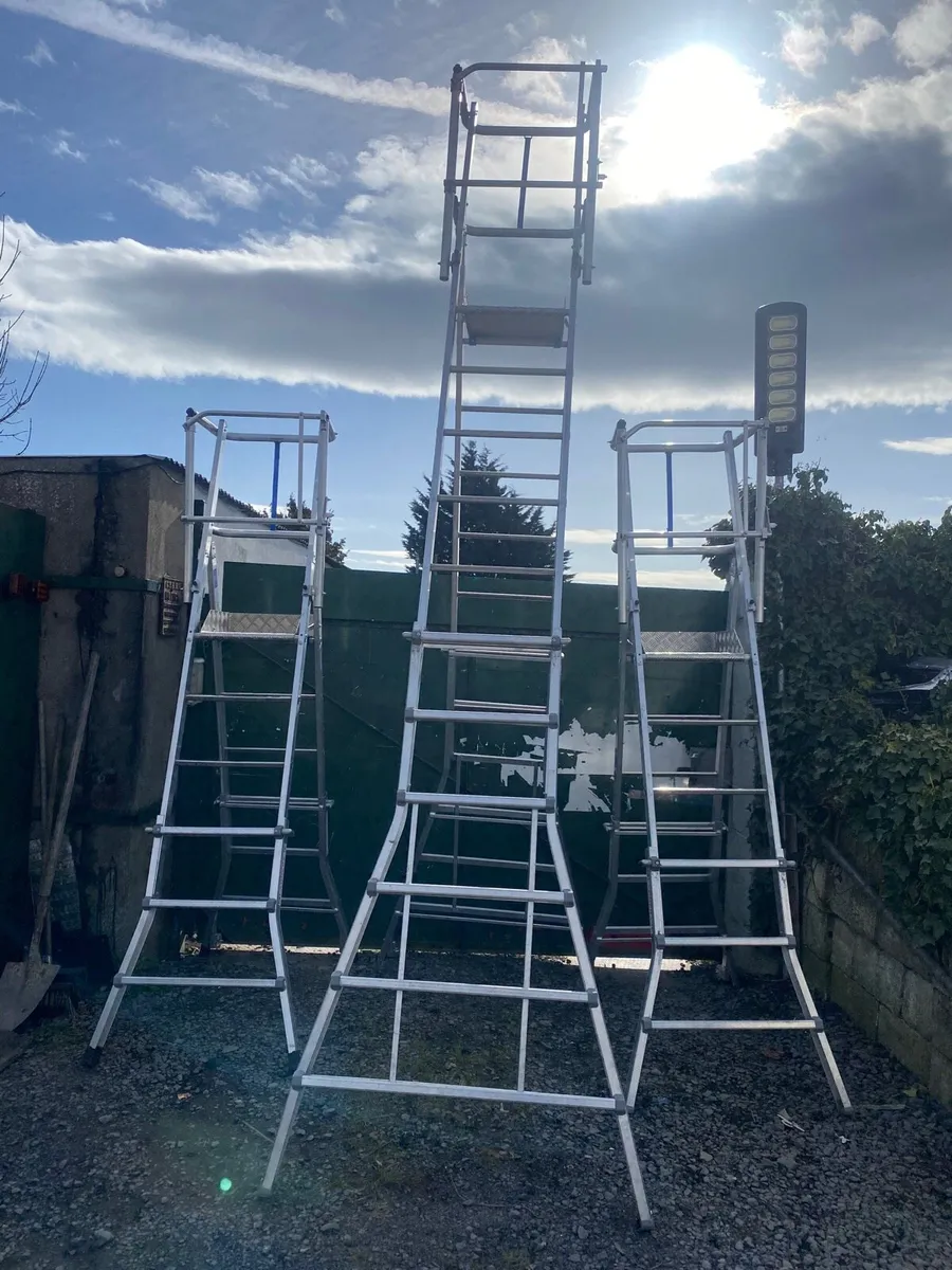 Stradbally extendable podium ladder - Image 3