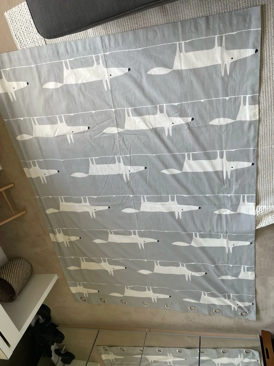 Scion Mr. Fox print curtains - Image 1