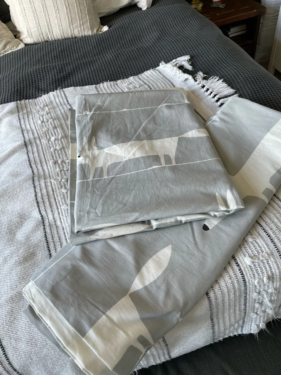 Scion Mr. Fox print curtains - Image 3