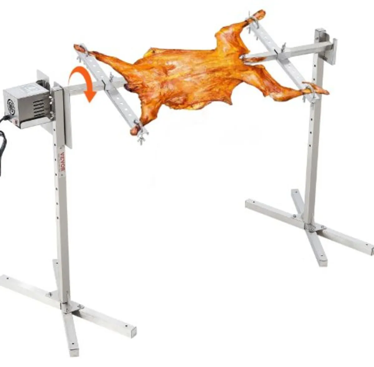 116.8 cm Electric BBQ Rotisserie Grill Kit Stain - Image 1