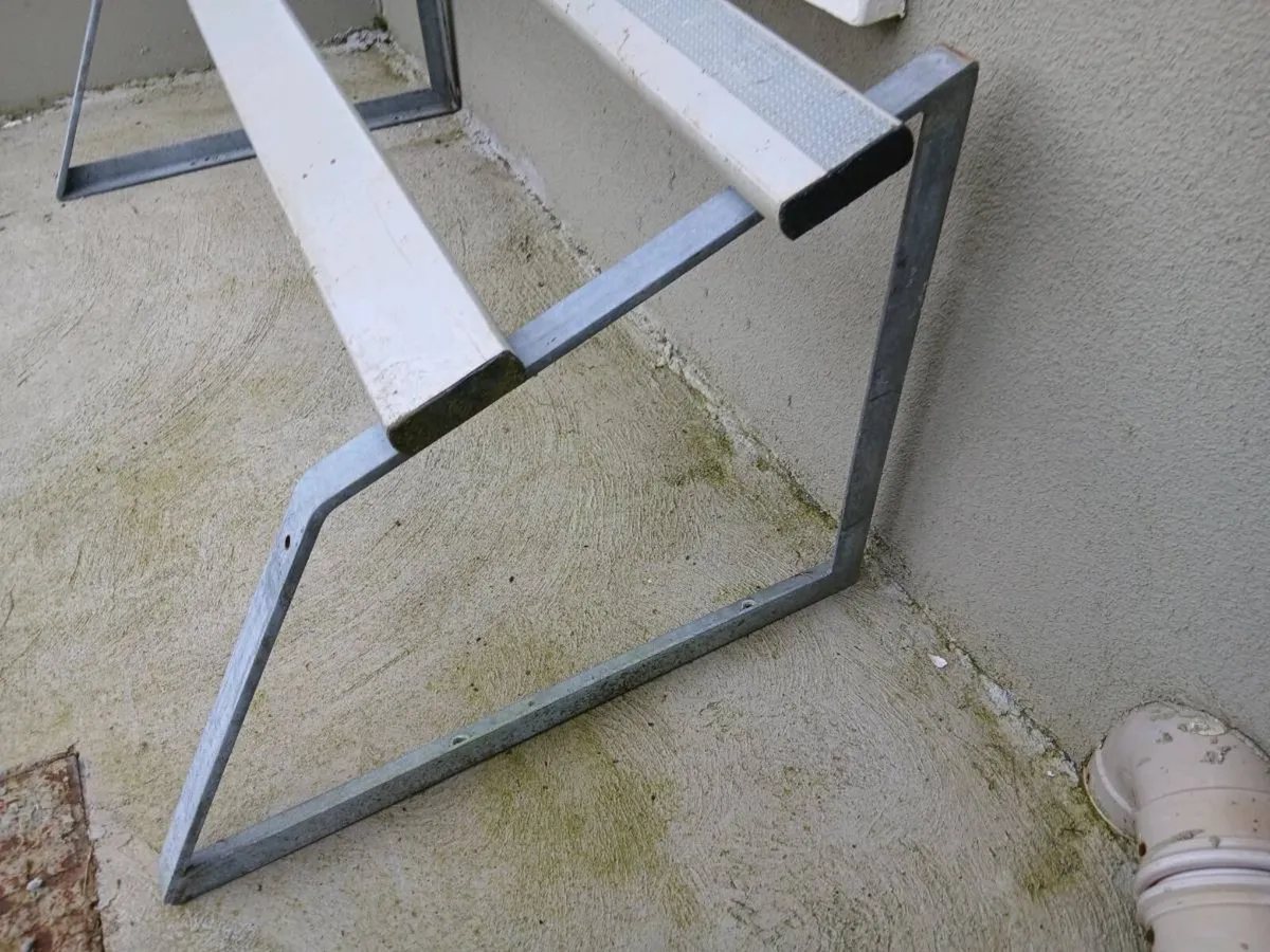 Frame for weather cover heat pump or gas tank. - Image 1