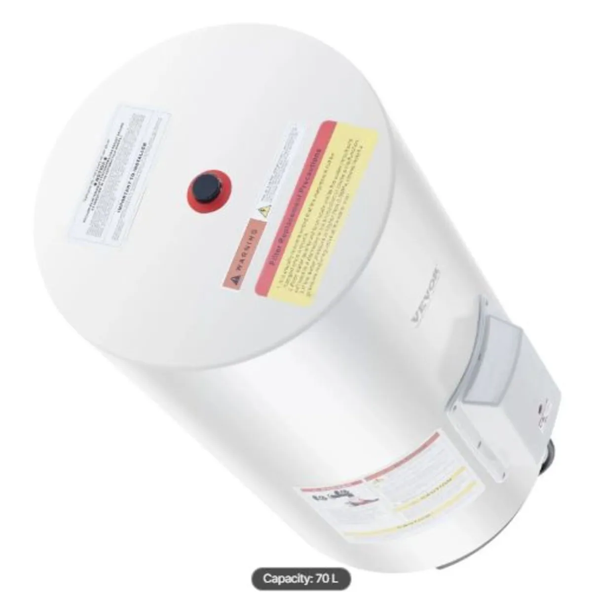 Electric Water Heater, 18 Gallon Tank Instant Hot - Image 1