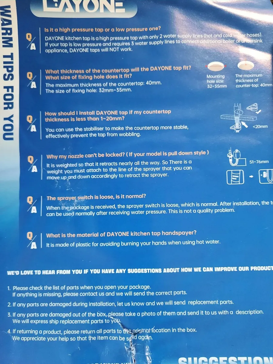 kitchen sink Tap - Image 4