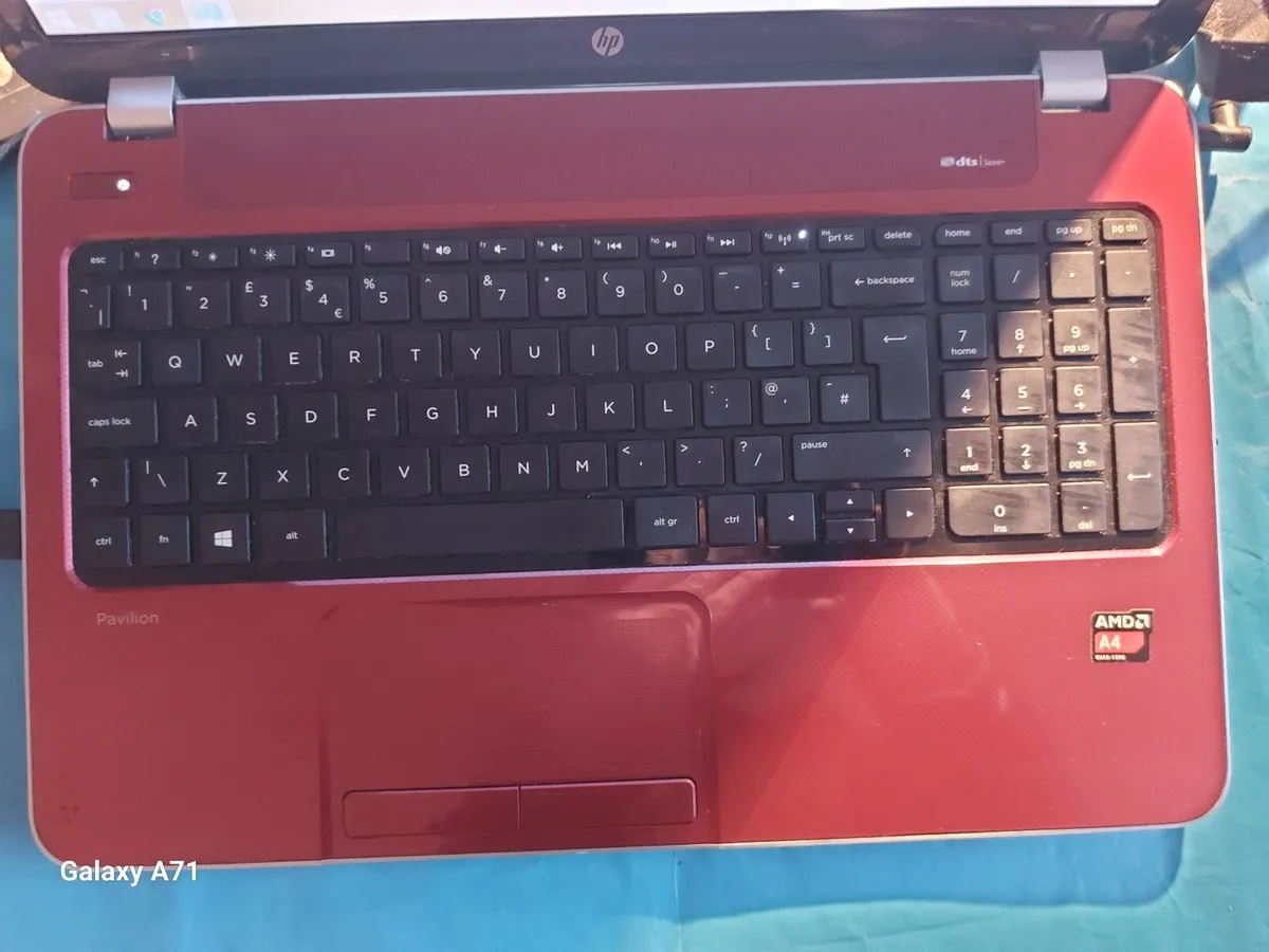 HP Pavillion, Red, 4GB Ram, 700GB HDD, Windows Pro - Image 3