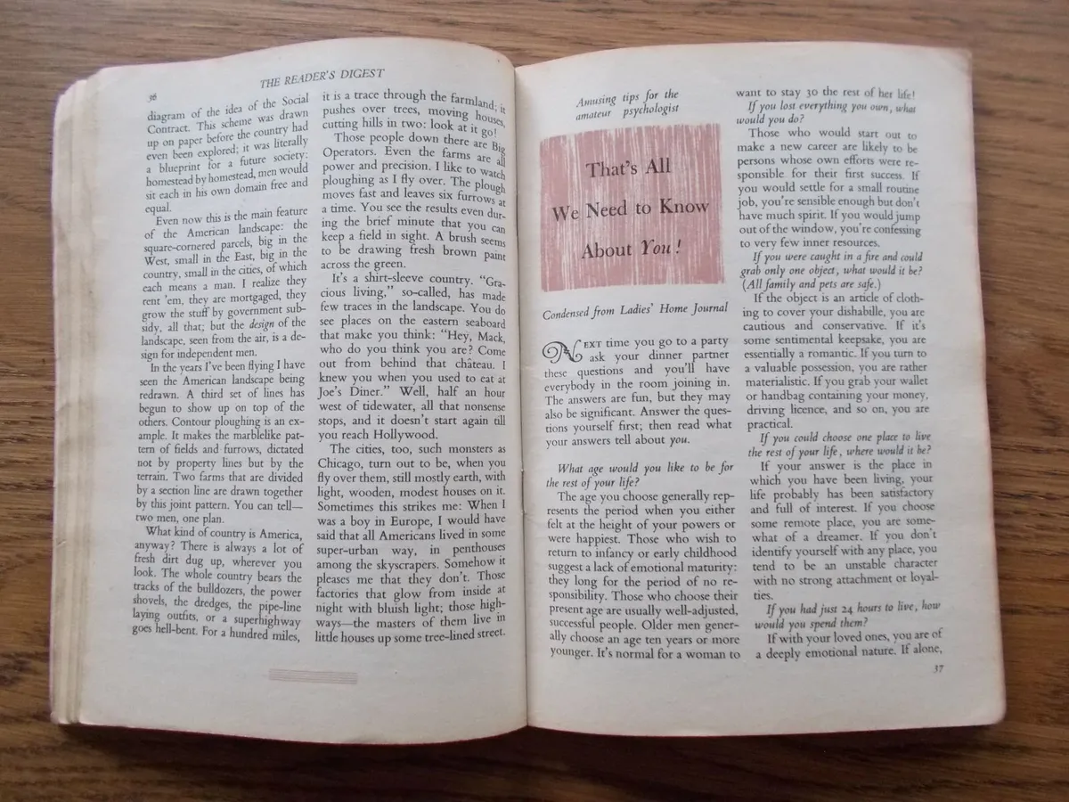 Reader's Digest Mag. 1951 - Image 4