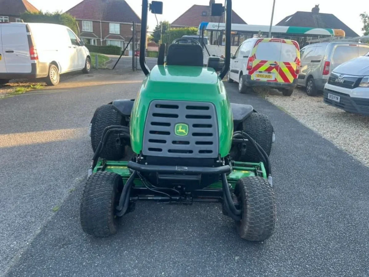 4 gang John deer ride on mower - Image 2
