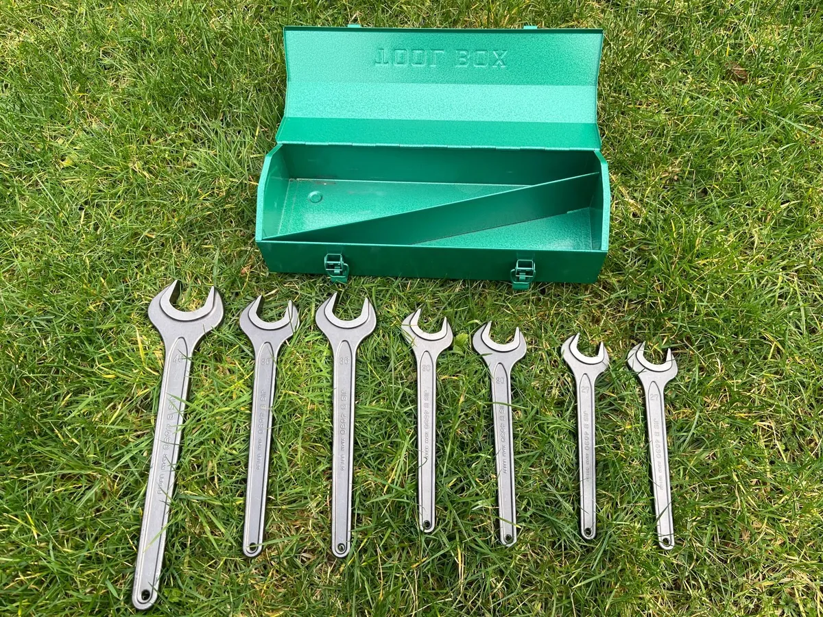 Netsuren Jis B4630 Japan Open End Wrench Set of 7 - Image 4