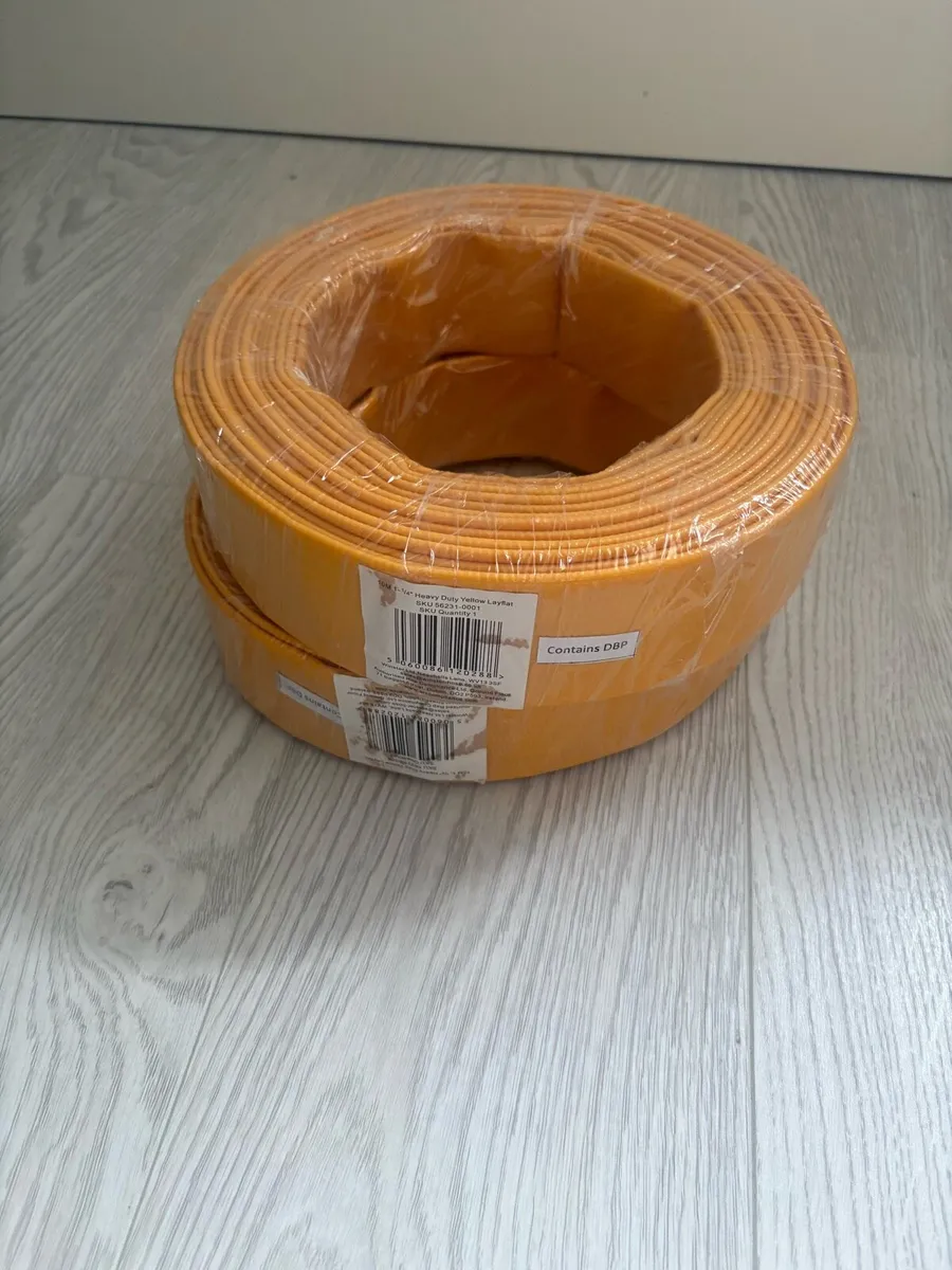 2pcs 1-/14” flat hose 10m each