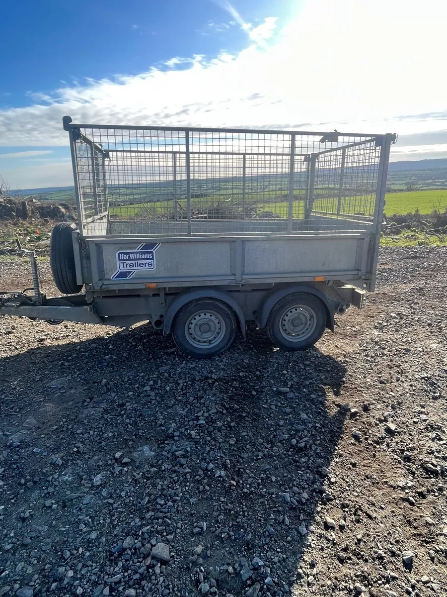8x5 iforwilliams tipping trailer & mesh side - Image 2