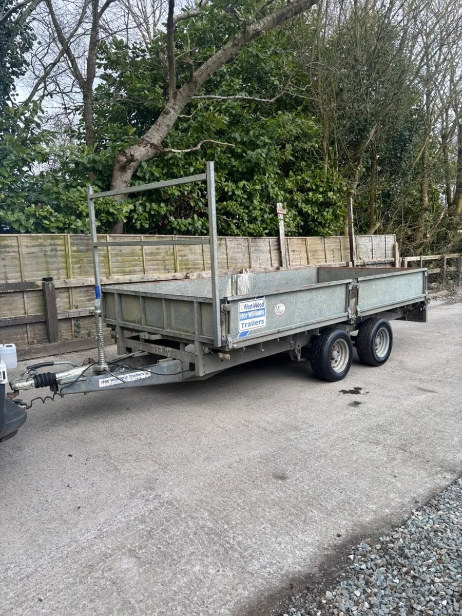 Ifor Williams 12x5,6 dropside trailer - Image 1