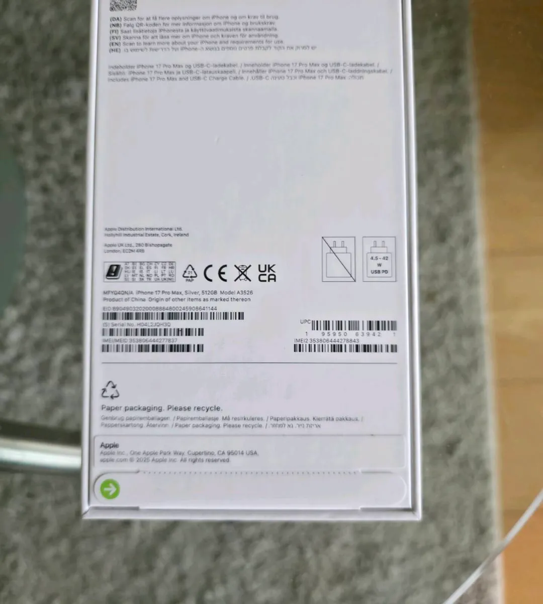 Apple Iphone 17 Pro Max 512GB IRISH - Image 2