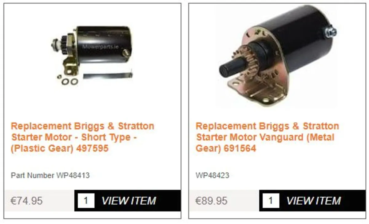 Briggs & Stratton Starter Motors - Image 3