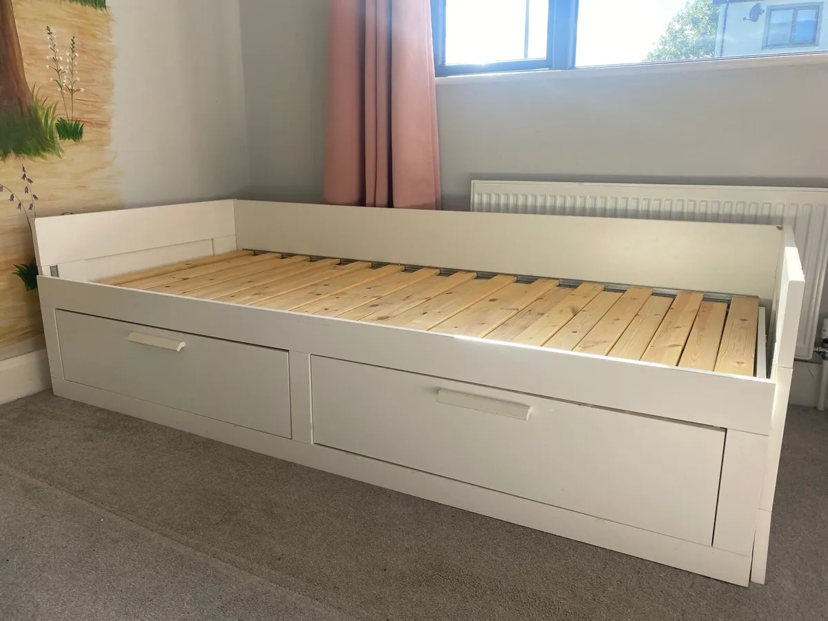 IKEA Brimnes storage bed - Image 1