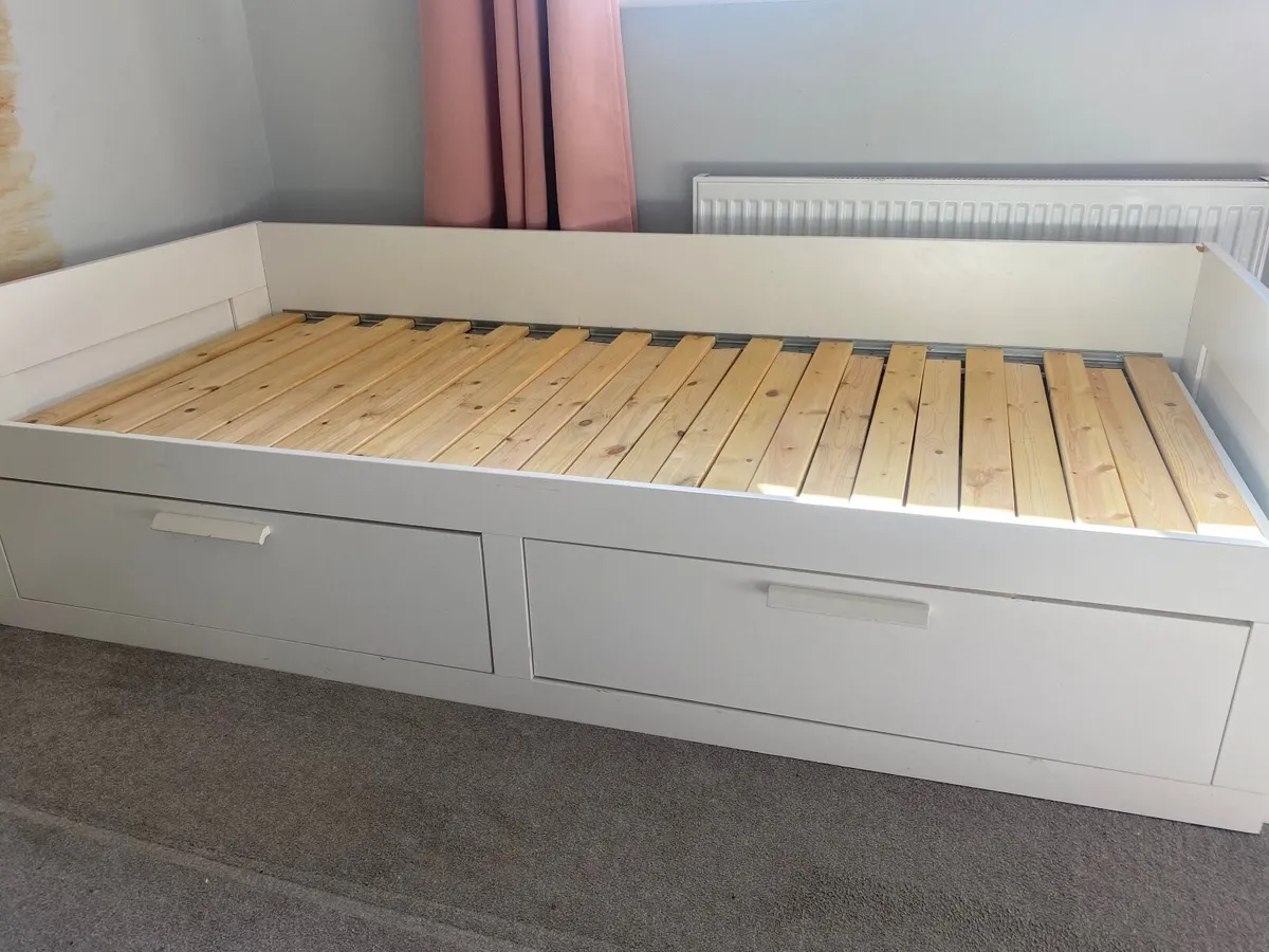 IKEA Brimnes storage bed - Image 2