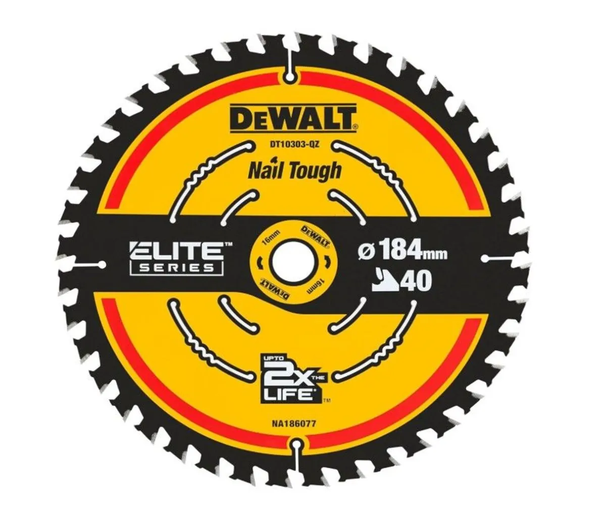 DeWalt DT10303 184mm 40T Circular Saw Blade