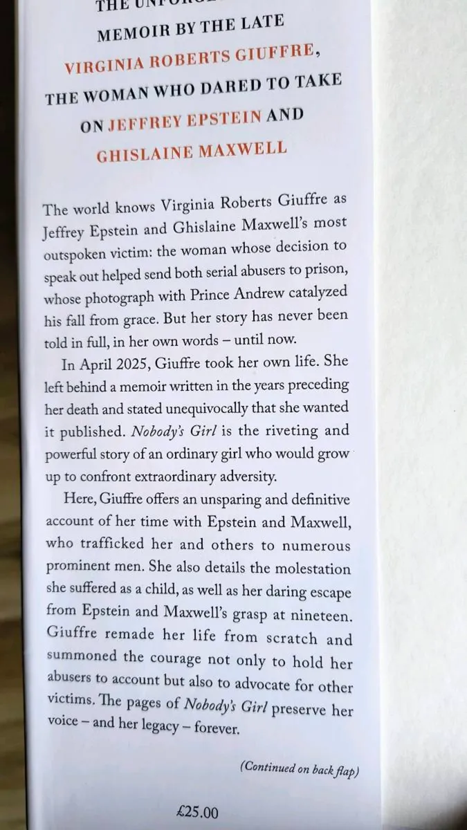 Nobody's Girl by Virginia Roberts Giuffre - Image 2