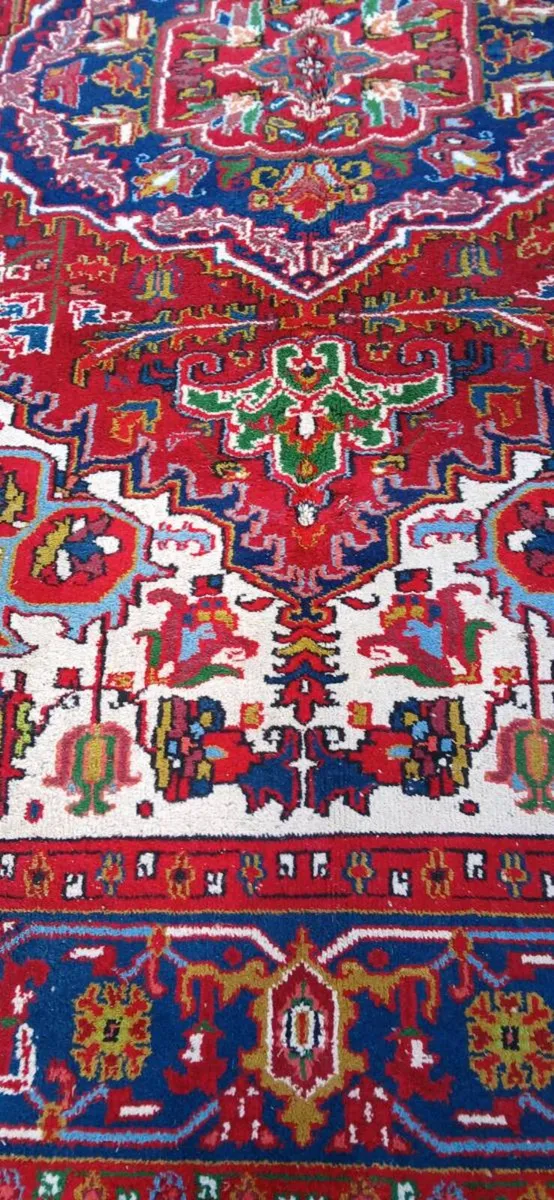 Large vintage wool rug - Image 3