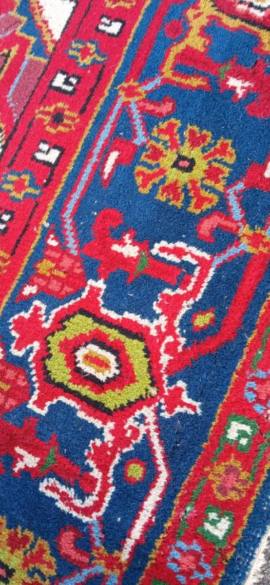 Large vintage wool rug - Image 4