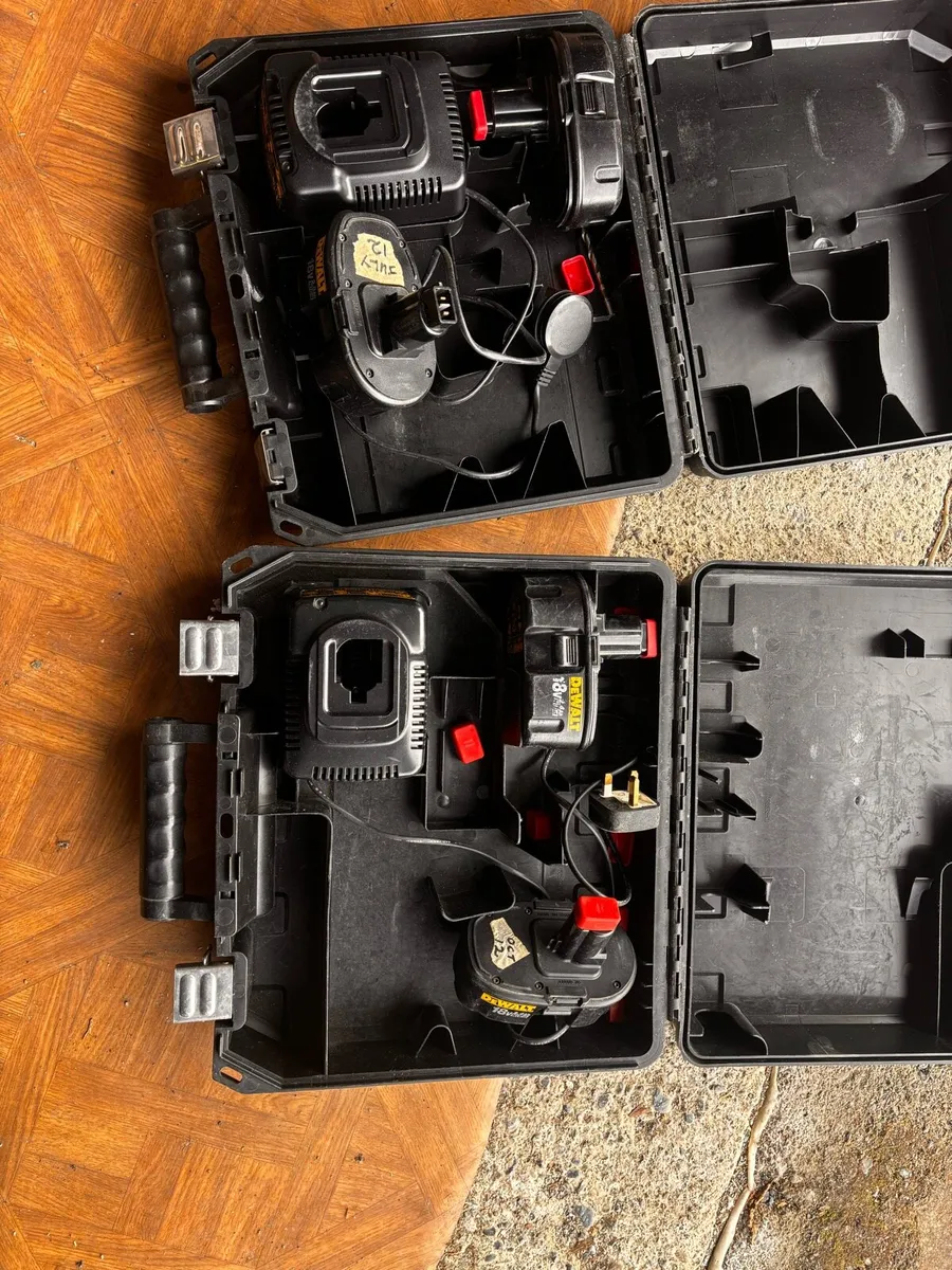 Old DeWalt batteries - Image 1