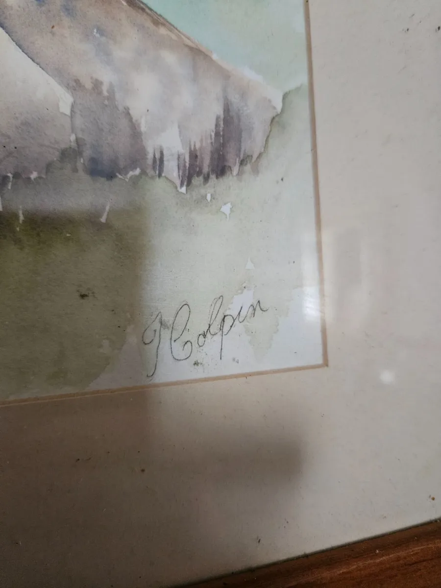 Vintage Picture Watercolour - Image 4