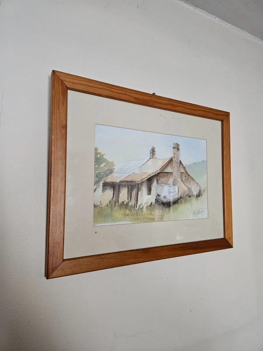 Vintage Picture Watercolour - Image 1