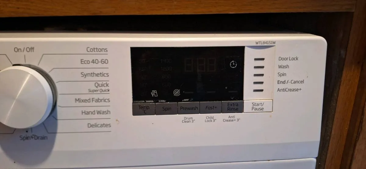 8kg Beko washing machine - Image 3