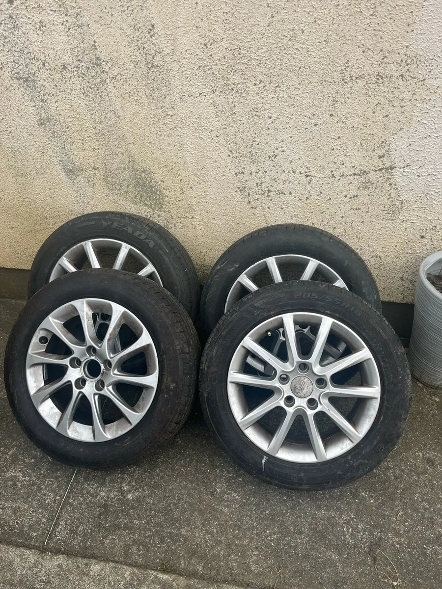 Alloys with Tyres x4 new tyres 16 inch - Image 1