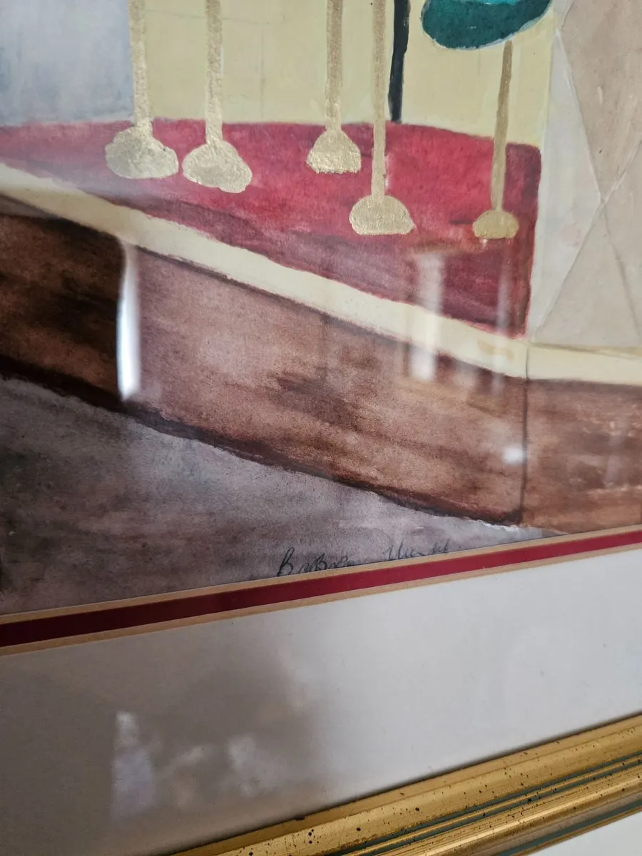 Vintage Oil on Canvas Framed Picture - Image 2