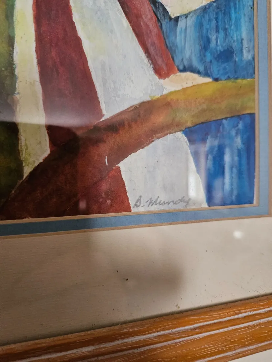 Vintage Oil on Canvas Framed Picture - Image 3