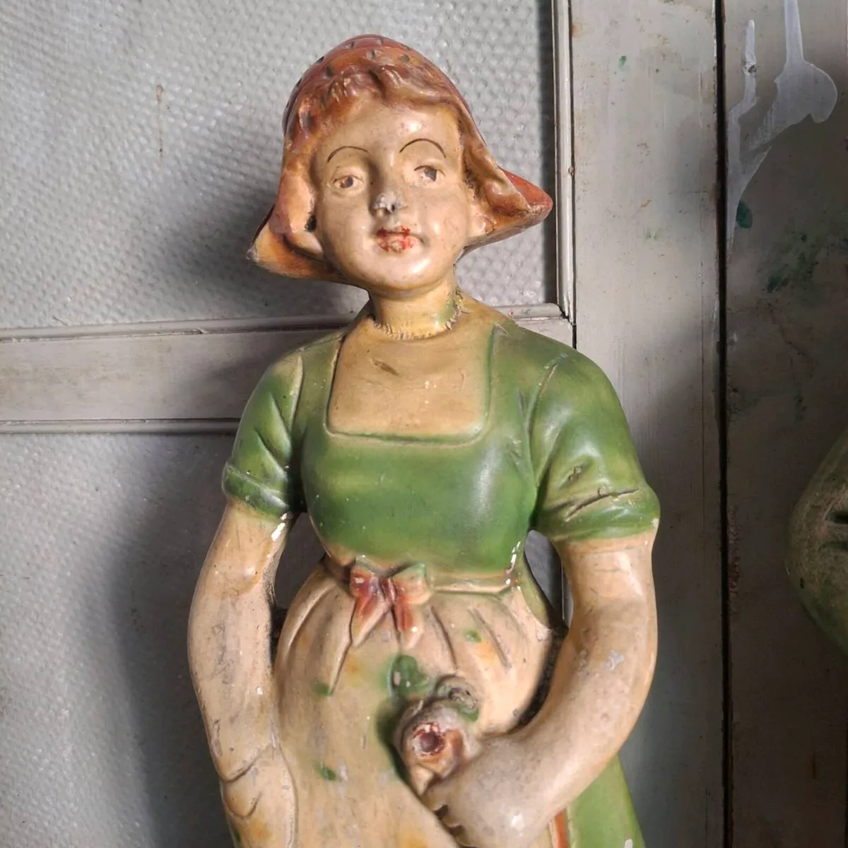 Pair of Dutch Chalkware Figurines - Image 3