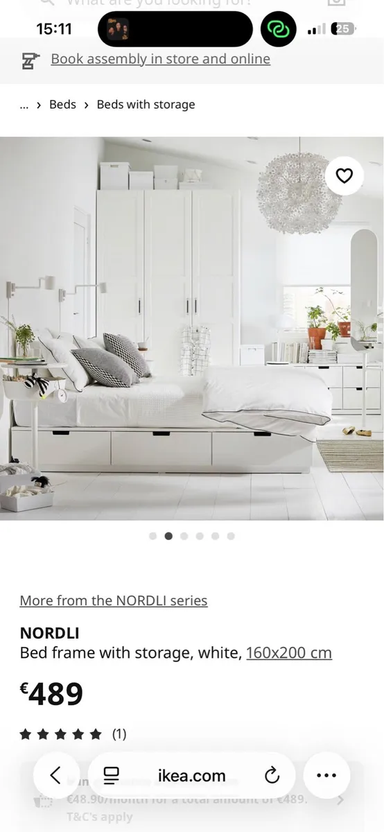 IKEA storage bed - Image 1
