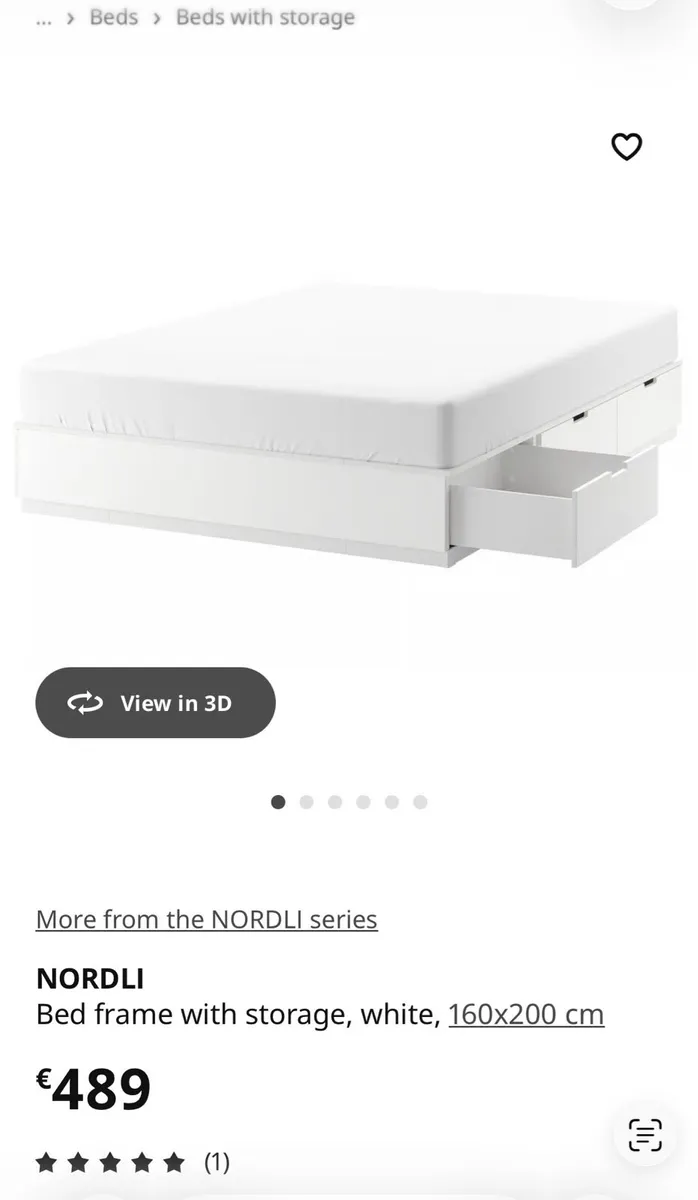 IKEA storage bed - Image 2