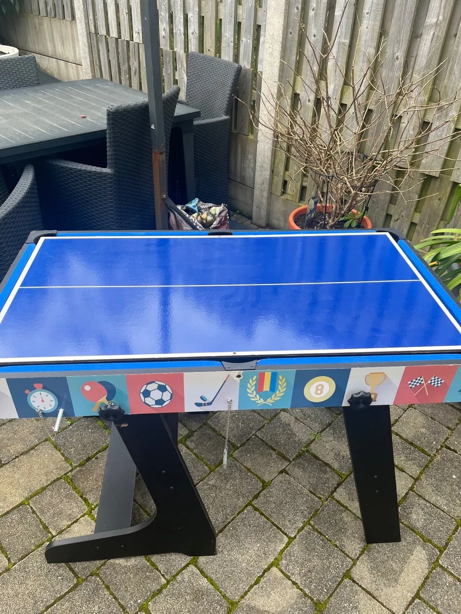 4 in 1 Kids Foldable Games Table - Image 3
