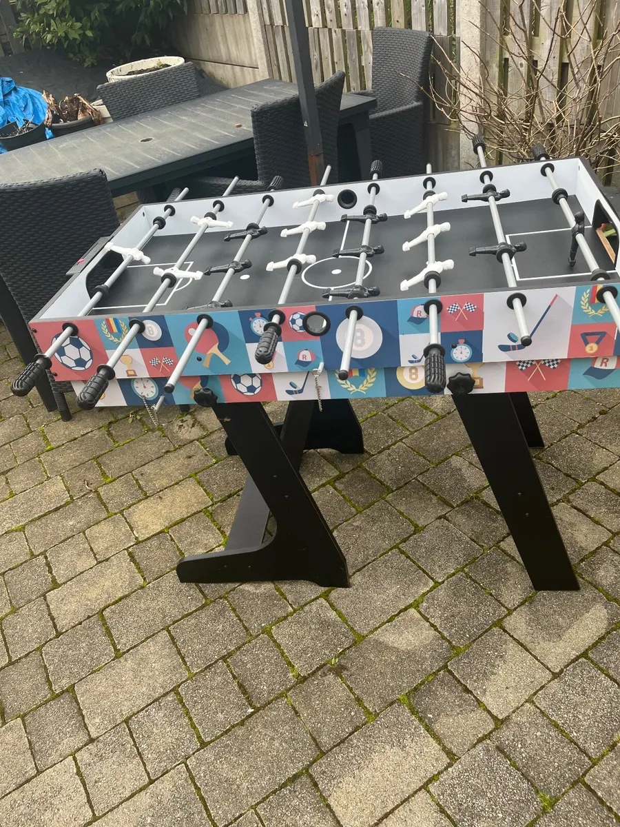 4 in 1 Kids Foldable Games Table - Image 4