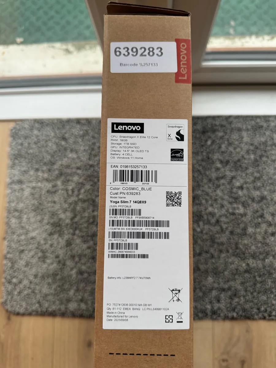 Lenovo Yoga Slim 7x Snapdragon X Elite 16GB 1TB - Image 3