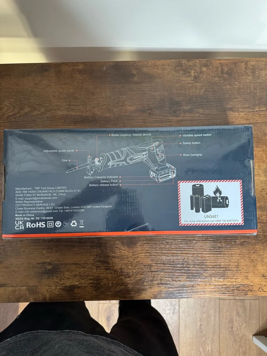 Reciprocating Saw (Unopened) 18V - Image 4