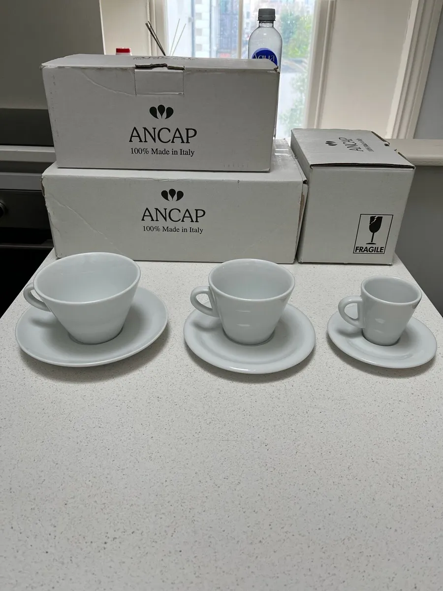 Set of Ancap porcelain coffee cups - Image 1