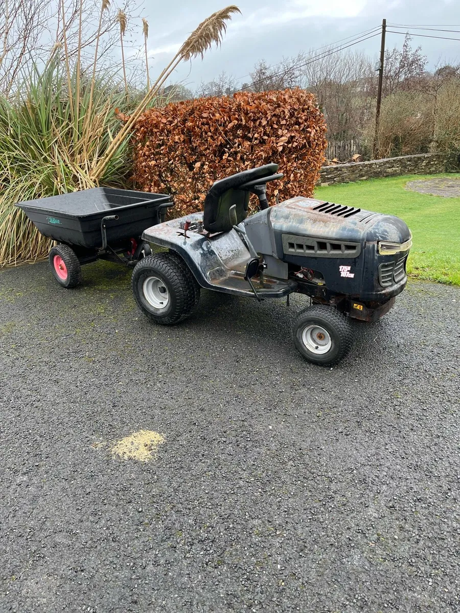 Murray garden tractor and trailer - Image 1