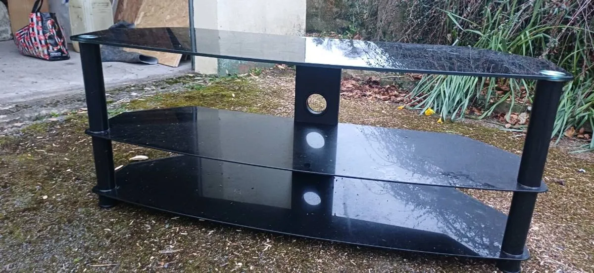 Glass tv stand 47" - Image 1