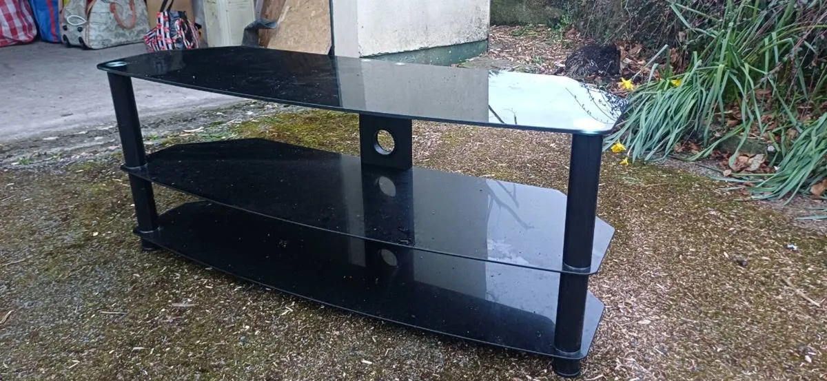 Glass tv stand 47" - Image 2