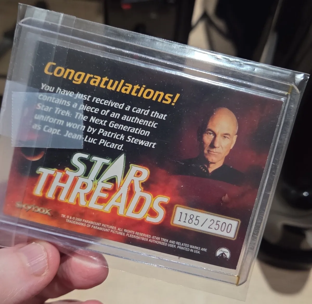 Jean Luc Picard star trek uniform piece TNG star T - Image 3
