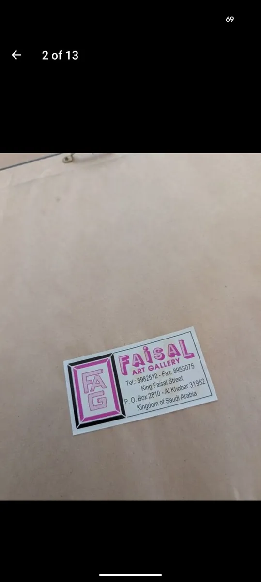 1980/90s Purchased via middle east Two Signed Alfr - Image 2