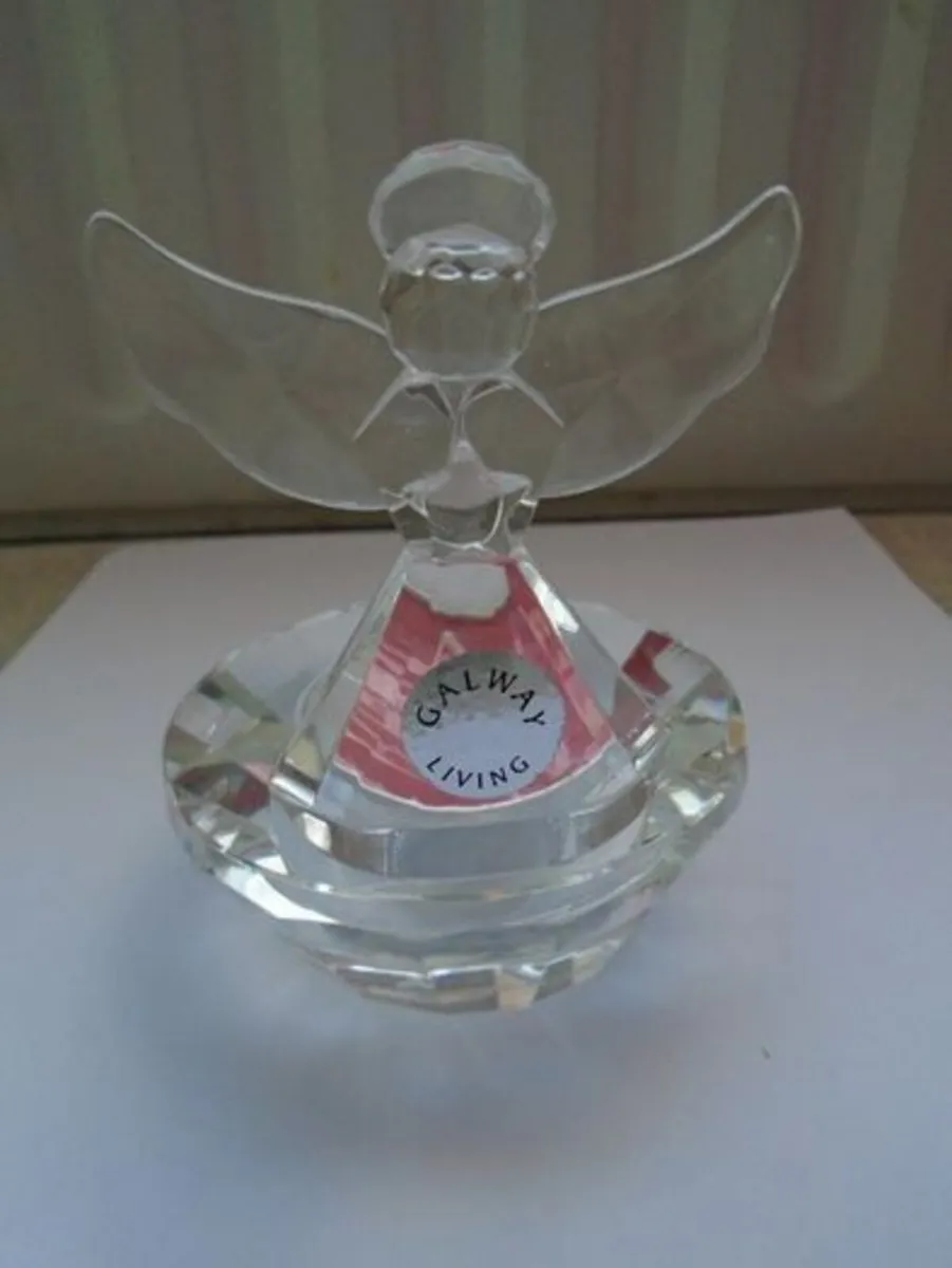 Angel tealight holder, Glass angel, Home decor - Image 3