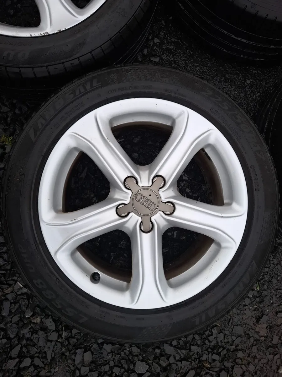 17" Genuine Audi Alloys with tyres - Image 1