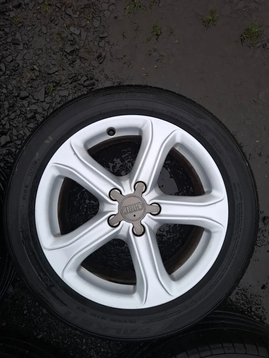 17" Genuine Audi Alloys with tyres - Image 2