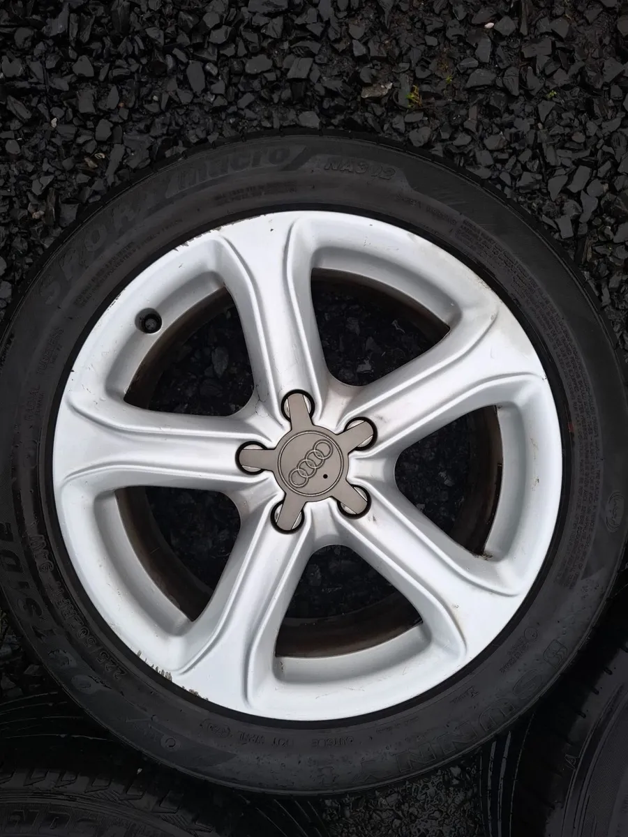 17" Genuine Audi Alloys with tyres - Image 4