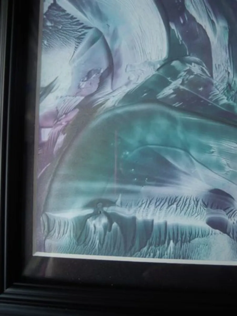 Abstract art, Encaustic art.Picture, Home decor - Image 3