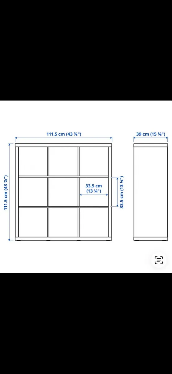9 cube storage shelf - Image 3